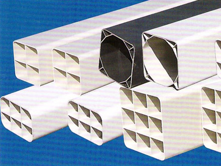 电信用方孔格栅PCV-U管材